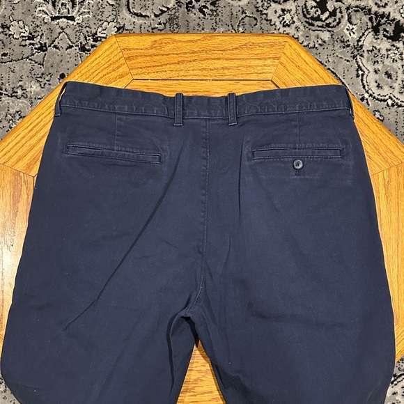 *J. CREW* Dark Blue Flex Straight Chino Pants Size 34 x 30 - Picture 7 of 9